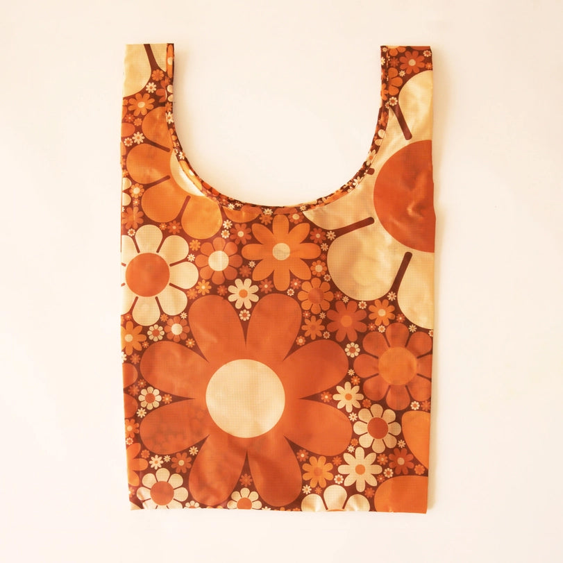 70's Floral Reusable Bag