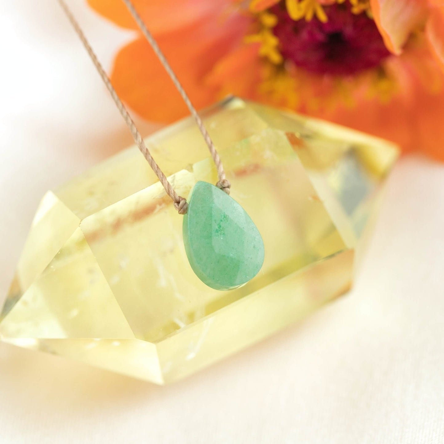 Green Aventurine Healing Necklace