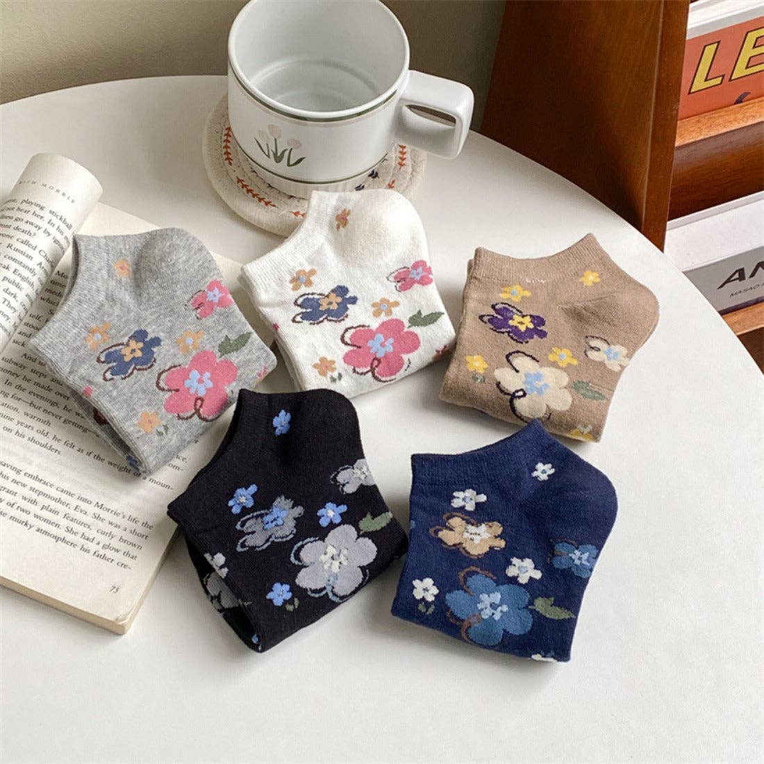 Floral Ankle Socks