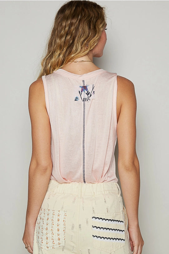 Stitched Blush Top