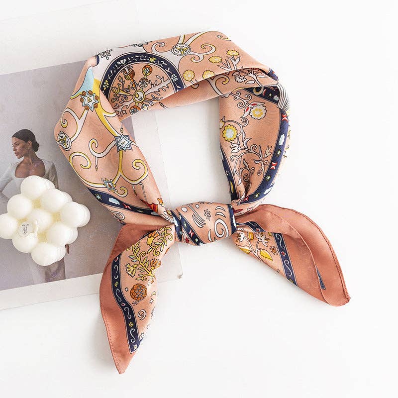 Printed Square Scarf