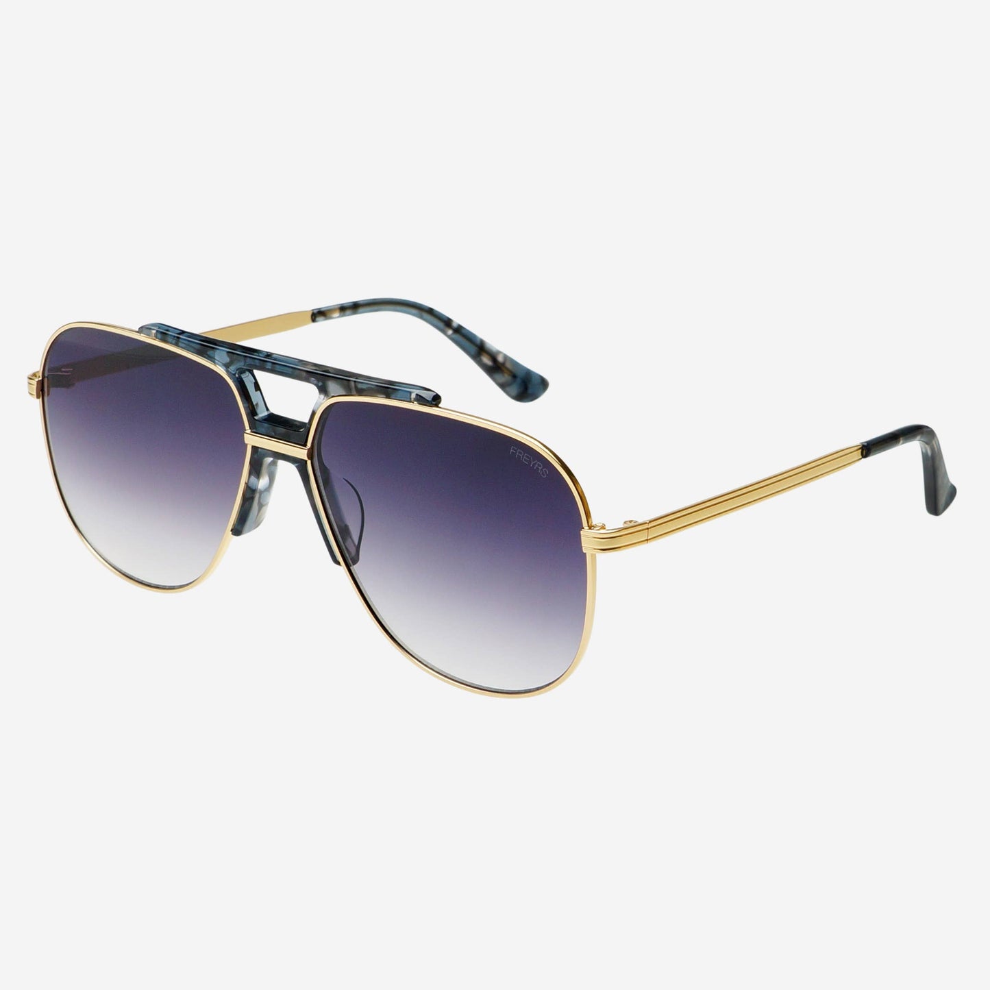 Logan Acetate Aviator Unisex Sunglasses