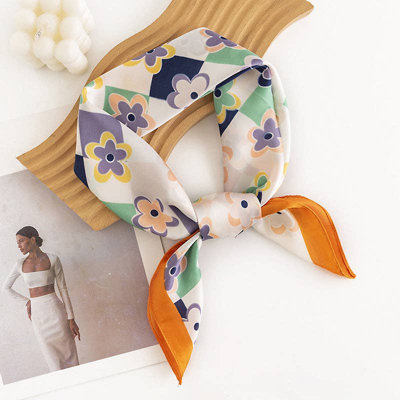 Printed Square Scarf