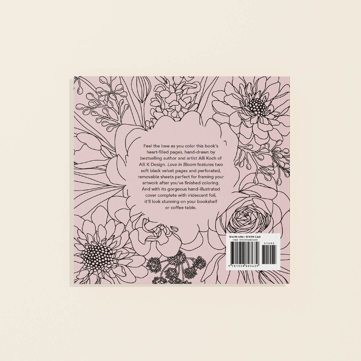 Love in Bloom: A Romantic Adult Coloring Book