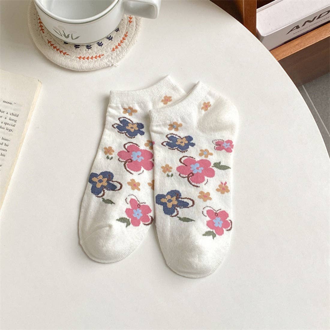 Floral Ankle Socks