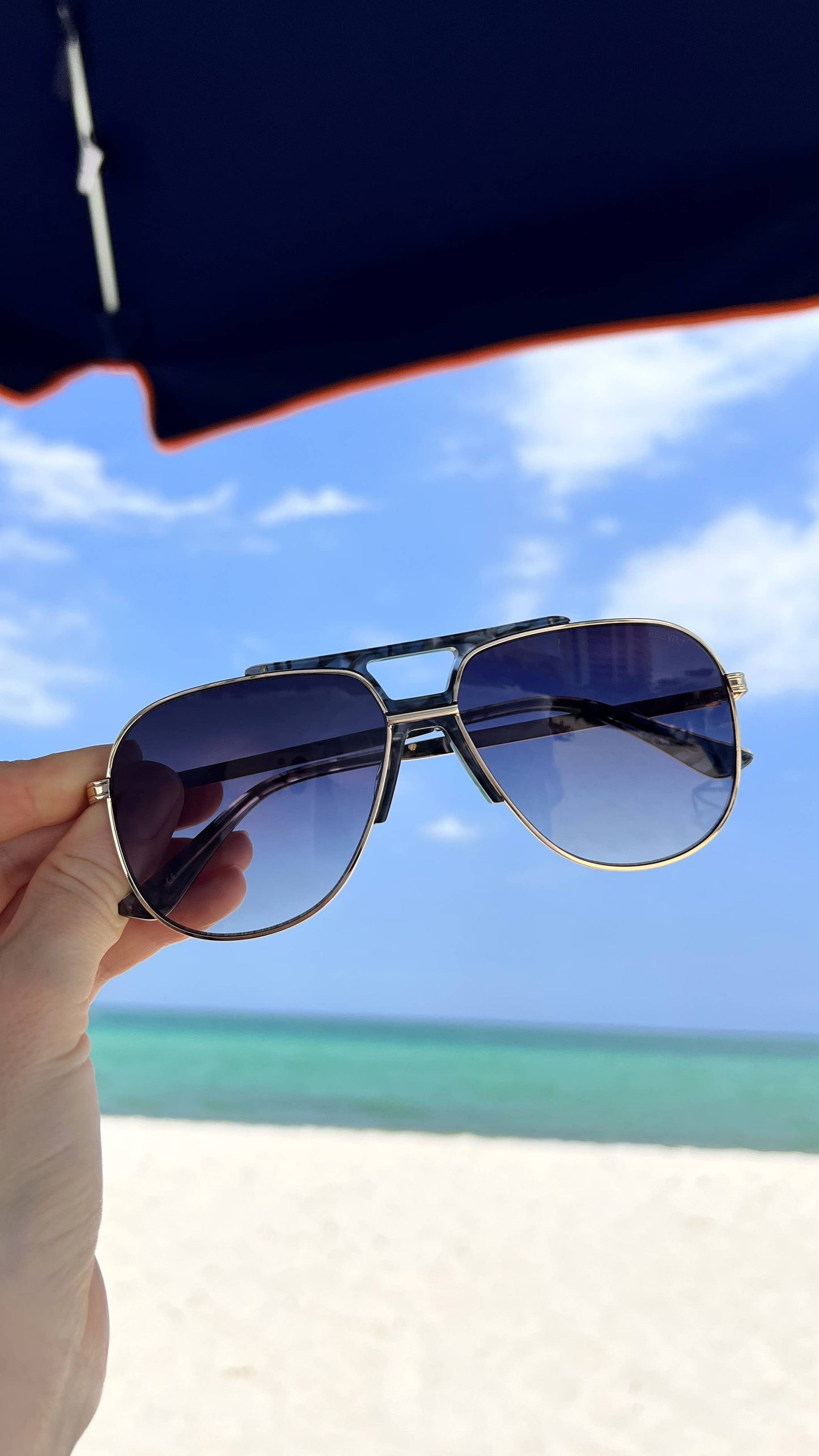 Logan Acetate Aviator Unisex Sunglasses