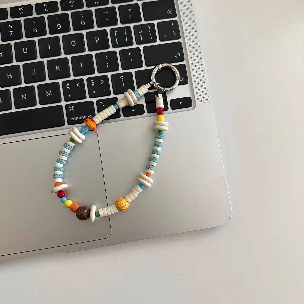 Color Beaded Phone Strap