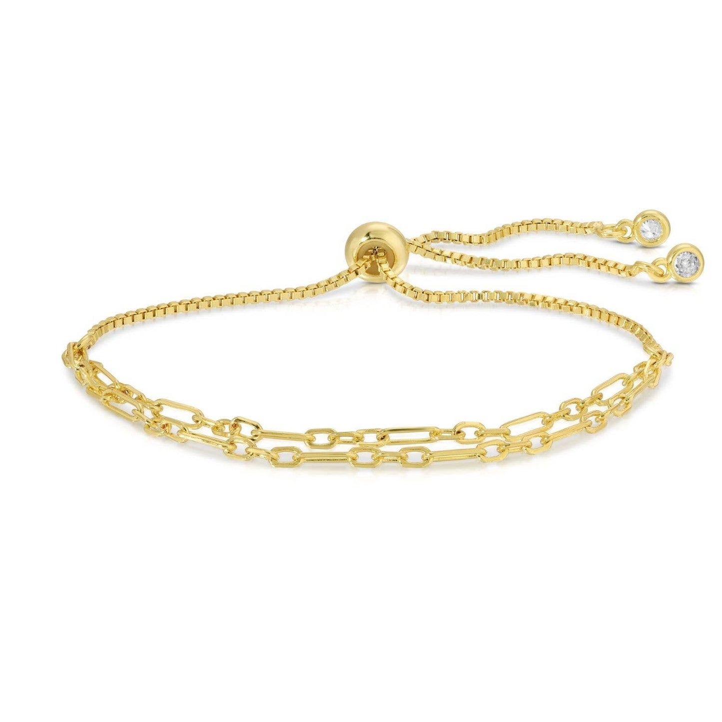 Double Link Chain Pulley Bracelet