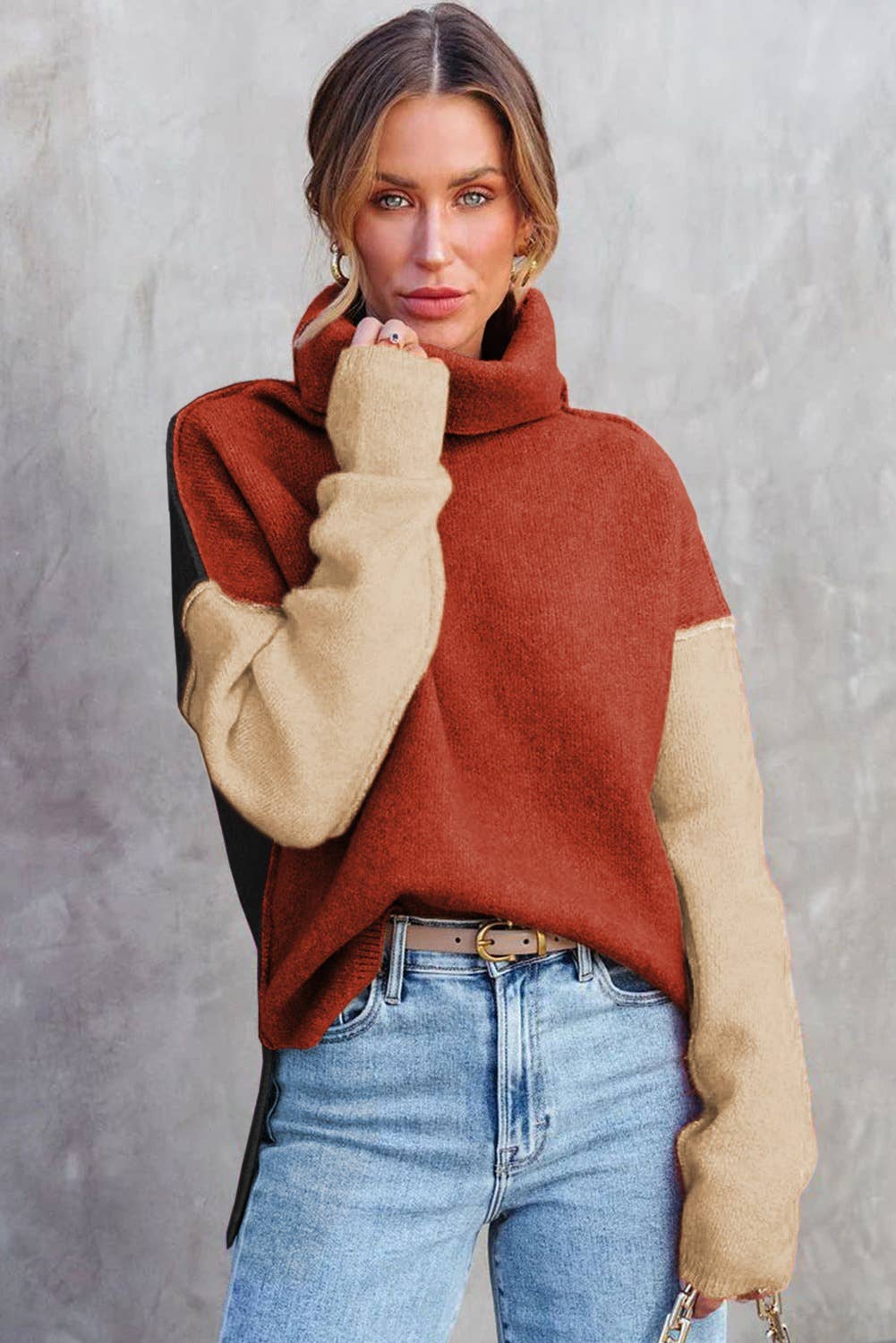 Color Block Sweater