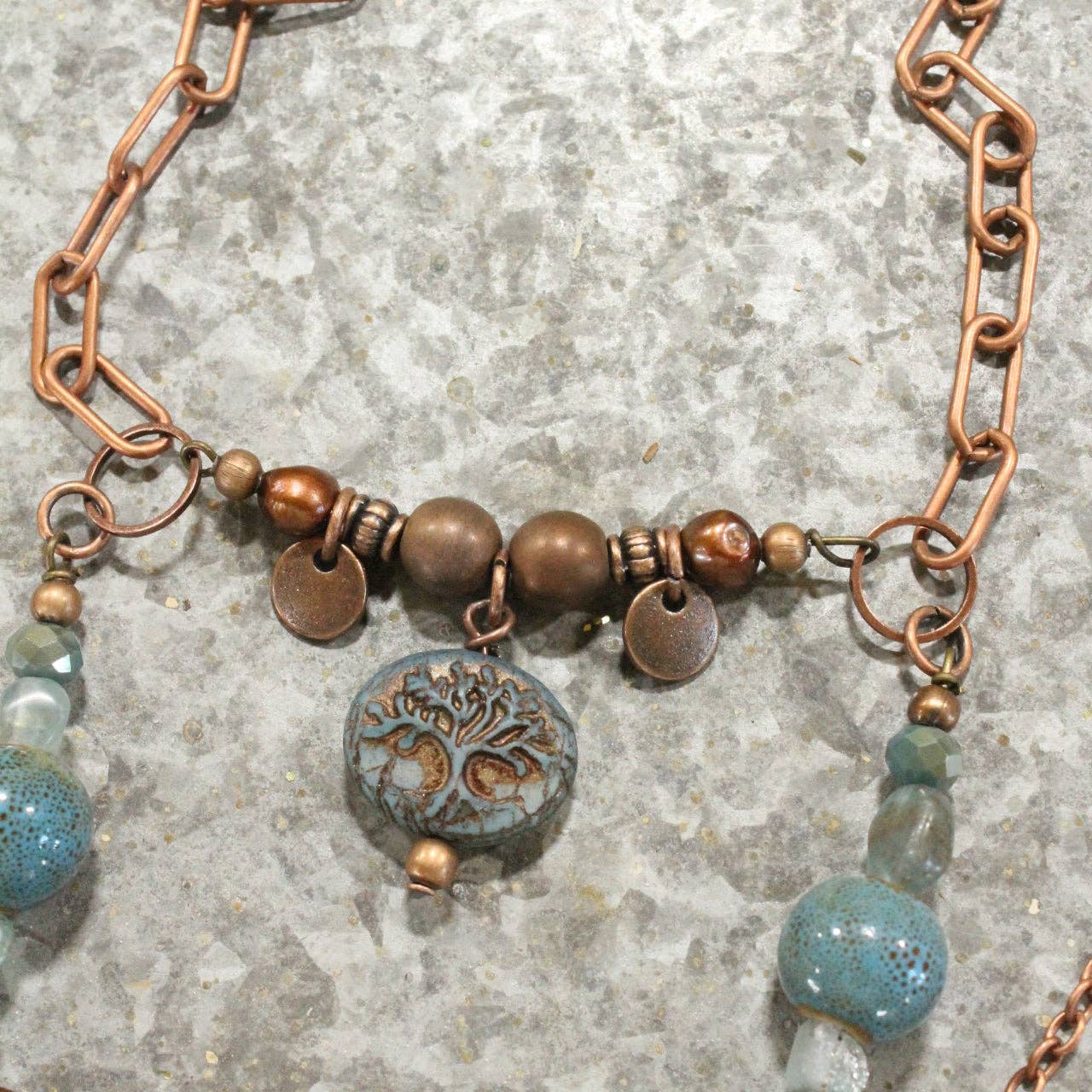 Vintage Czech GlassNecklace