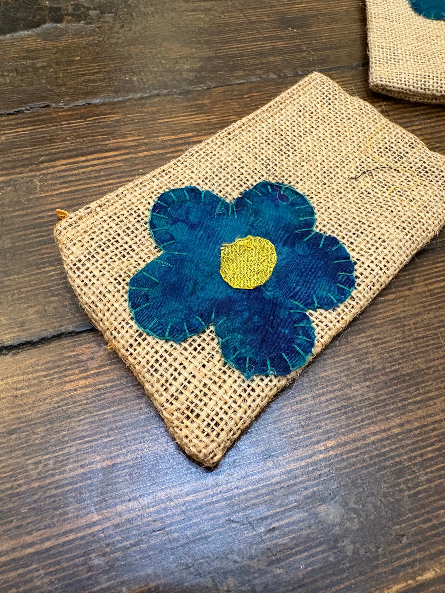 Silk Flower Rice Pouch