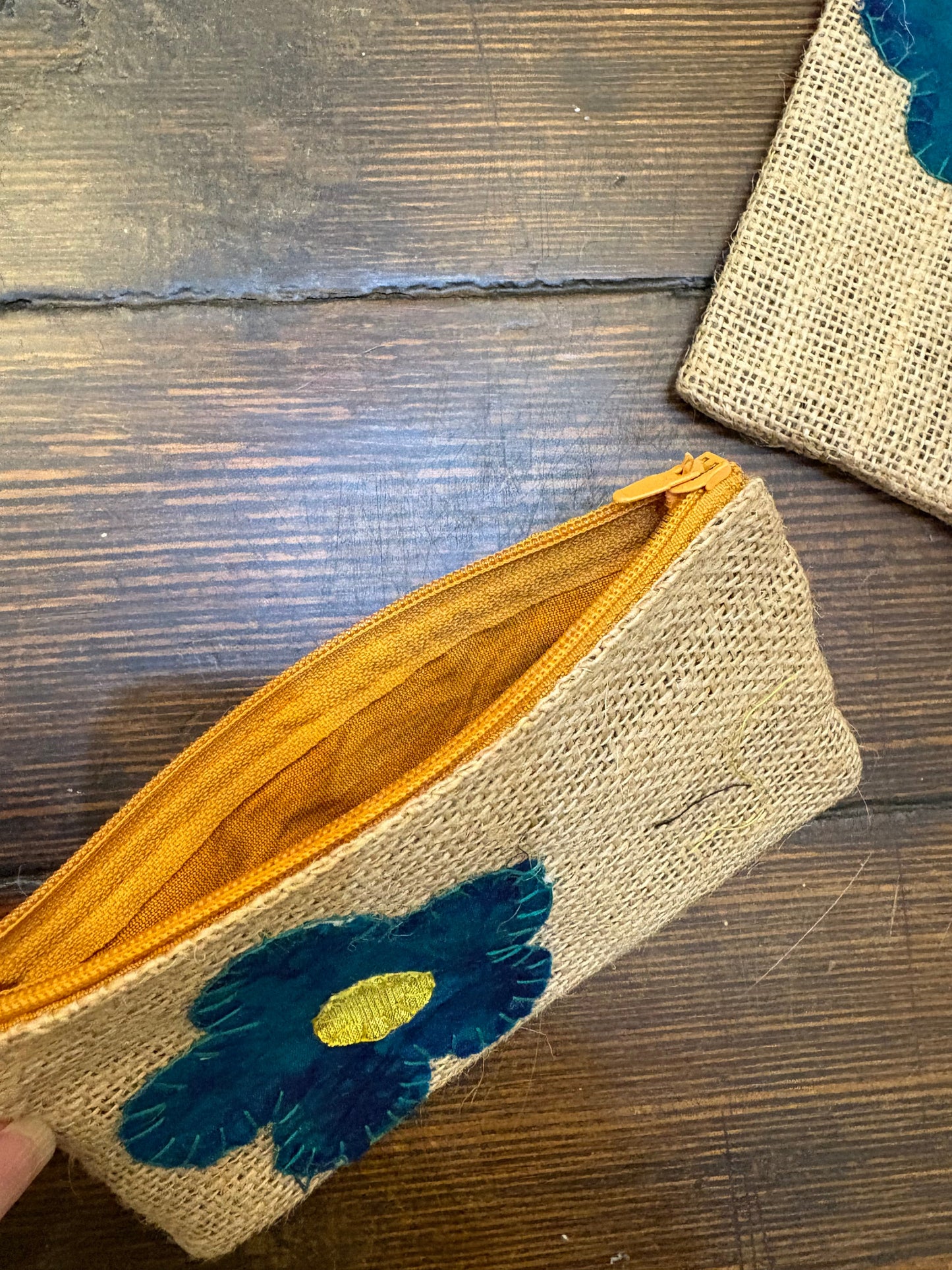 Silk Flower Rice Pouch