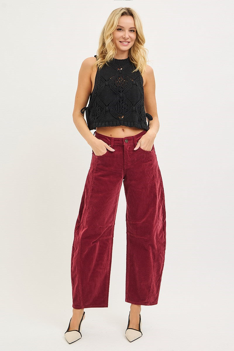 Wine Barrel Corduroy Pants
