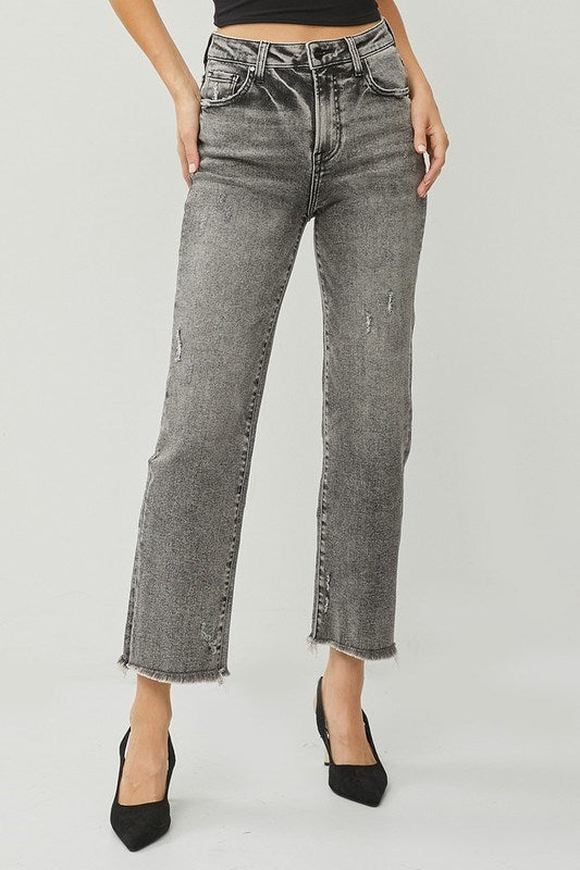 High Rise Straight Black