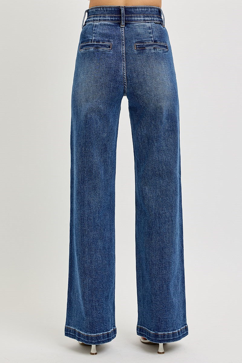 High Rise Double Waist Jean