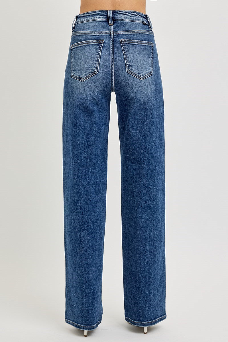 High Rise Wide Jeans