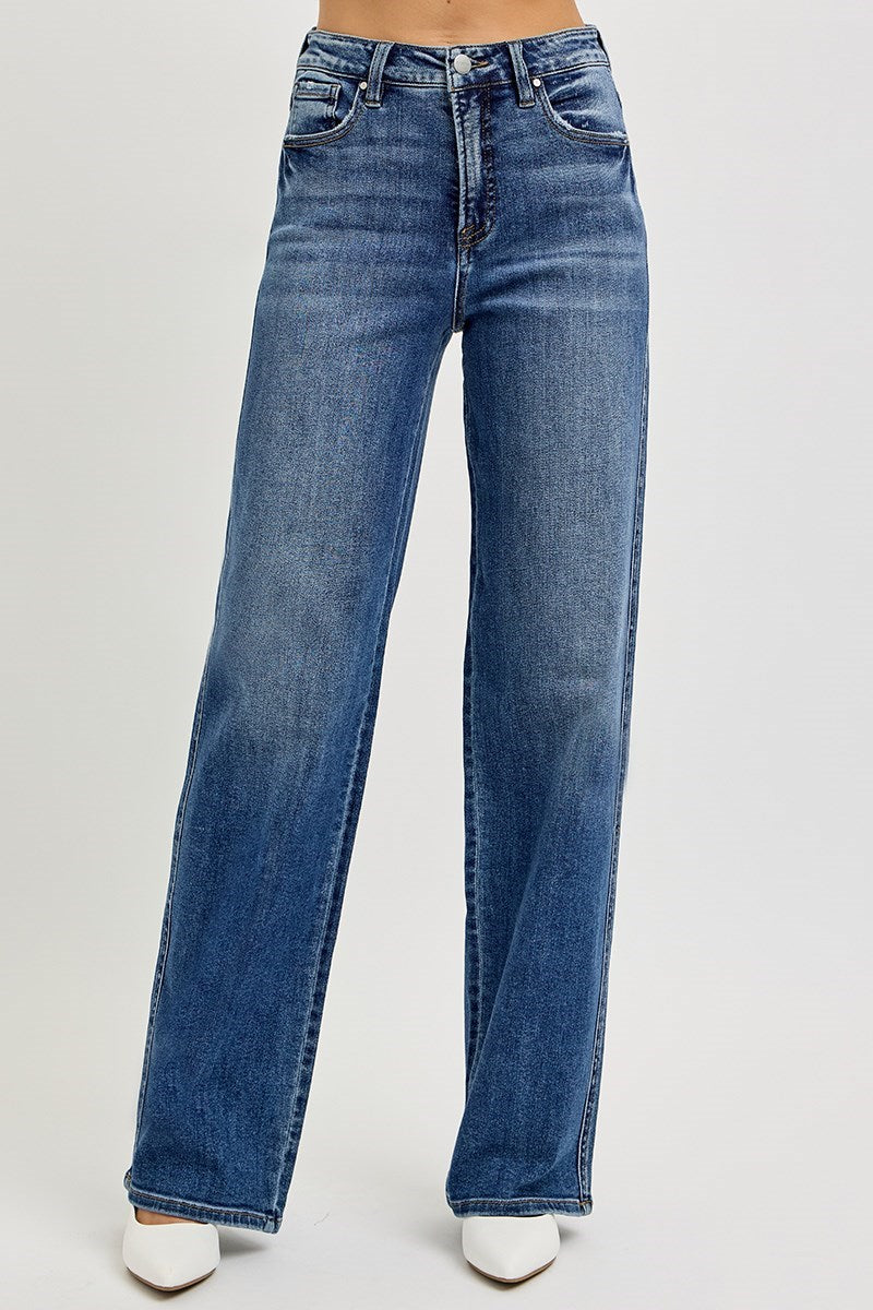 High Rise Wide Jeans