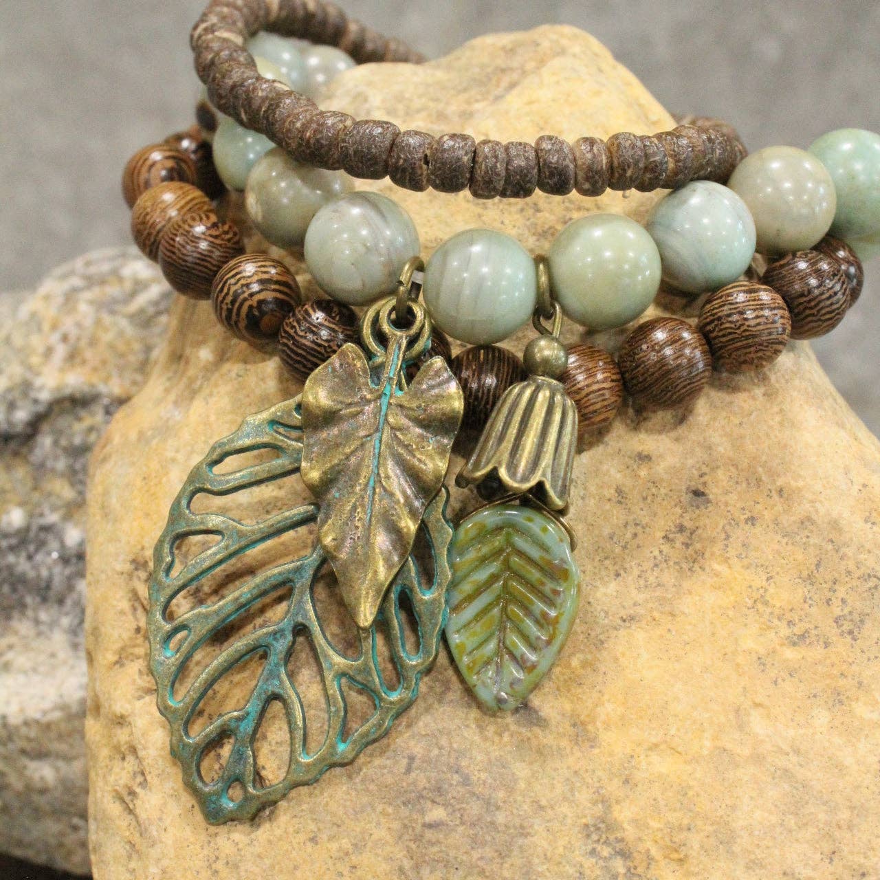 Changing Leaves Fall Stretch Bracelet Set