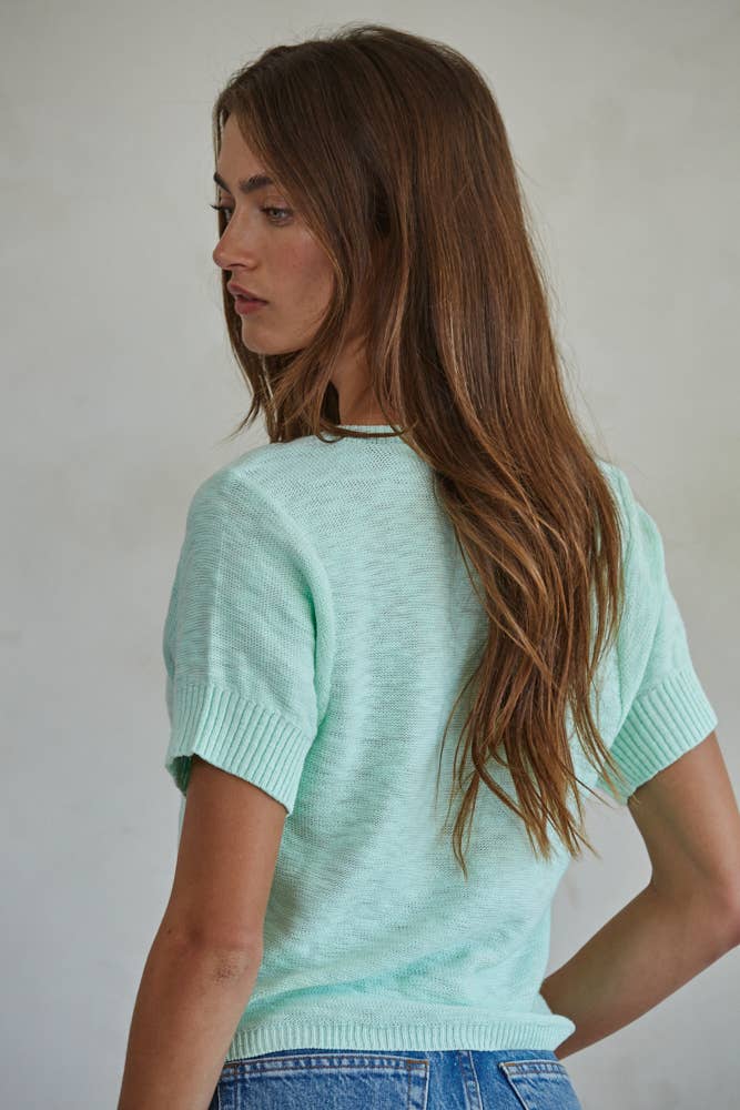 Bella Short Sleeve Cardigan