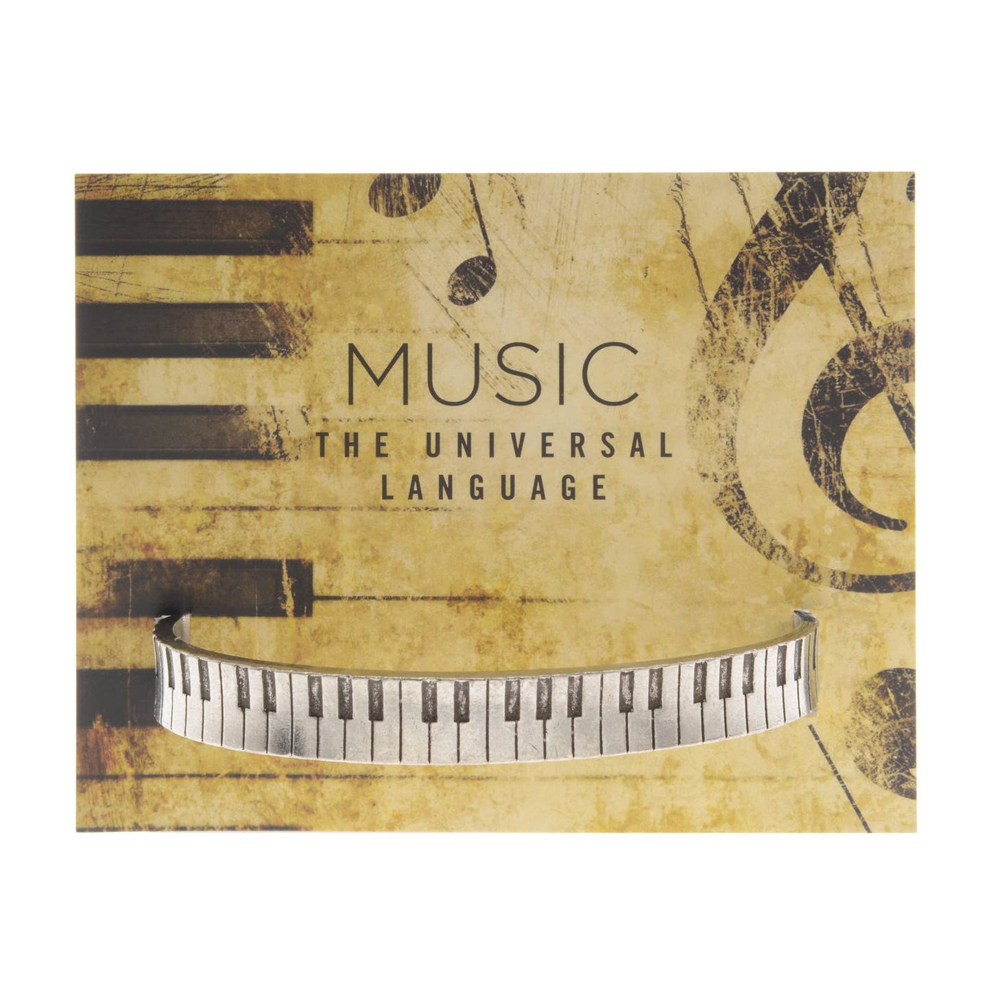 Piano Jewelry Adjustable Cuff Bracelet
