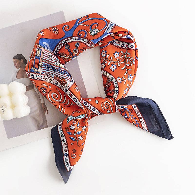 Printed Square Scarf