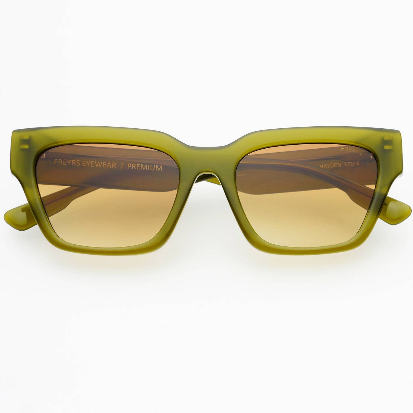 Hayden Acetate Unisex Rectangular Olive