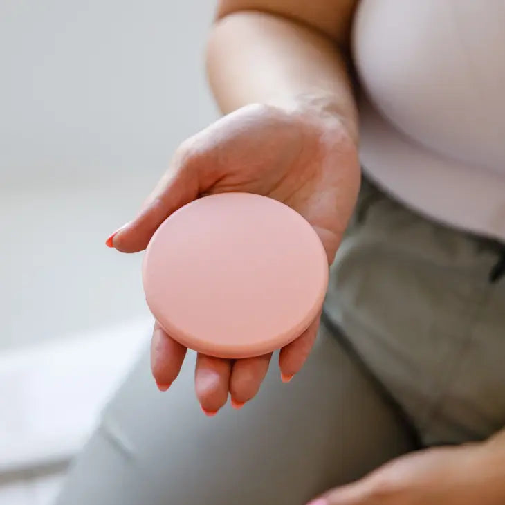 Double Take Led Compact Mirror in Pink