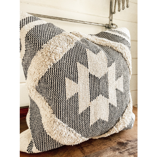 Boho Woven Pillow Cover