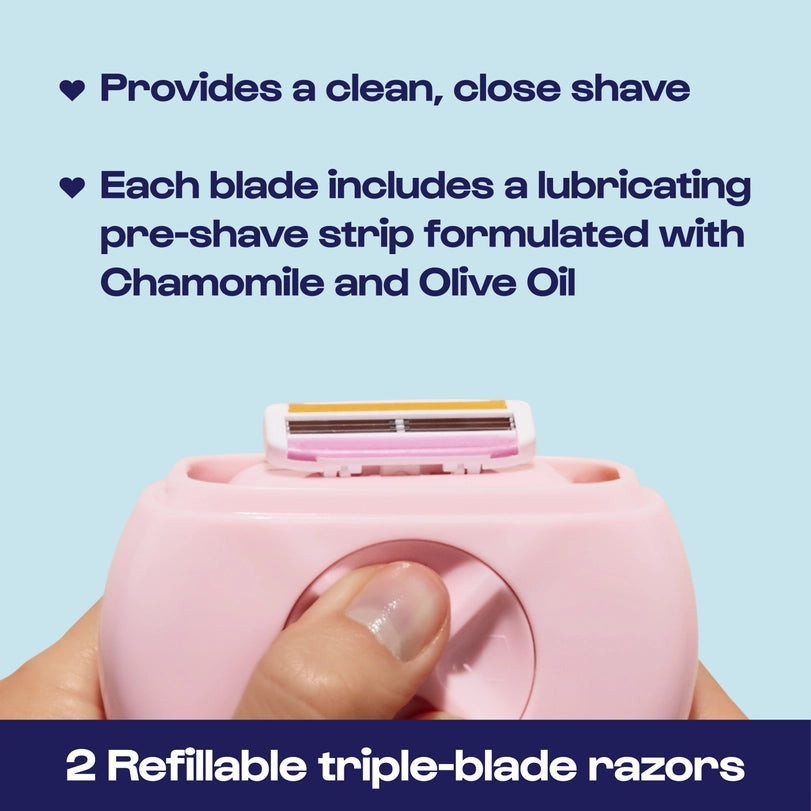 All-In-One-Razor- Pink Portable