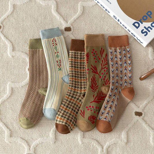 Vintage Pattern Women's Socks