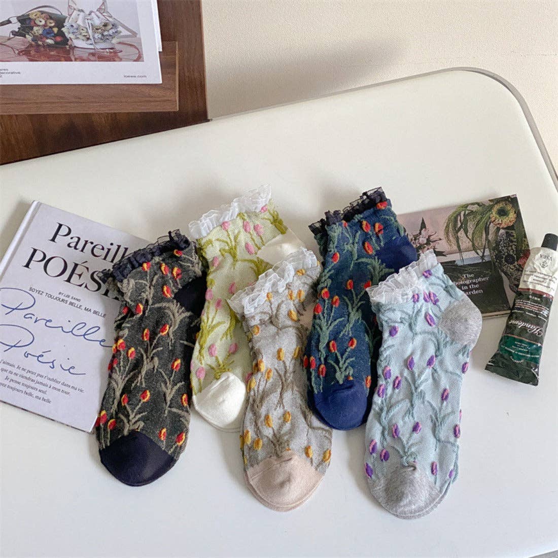 Tulip Ankle Socks