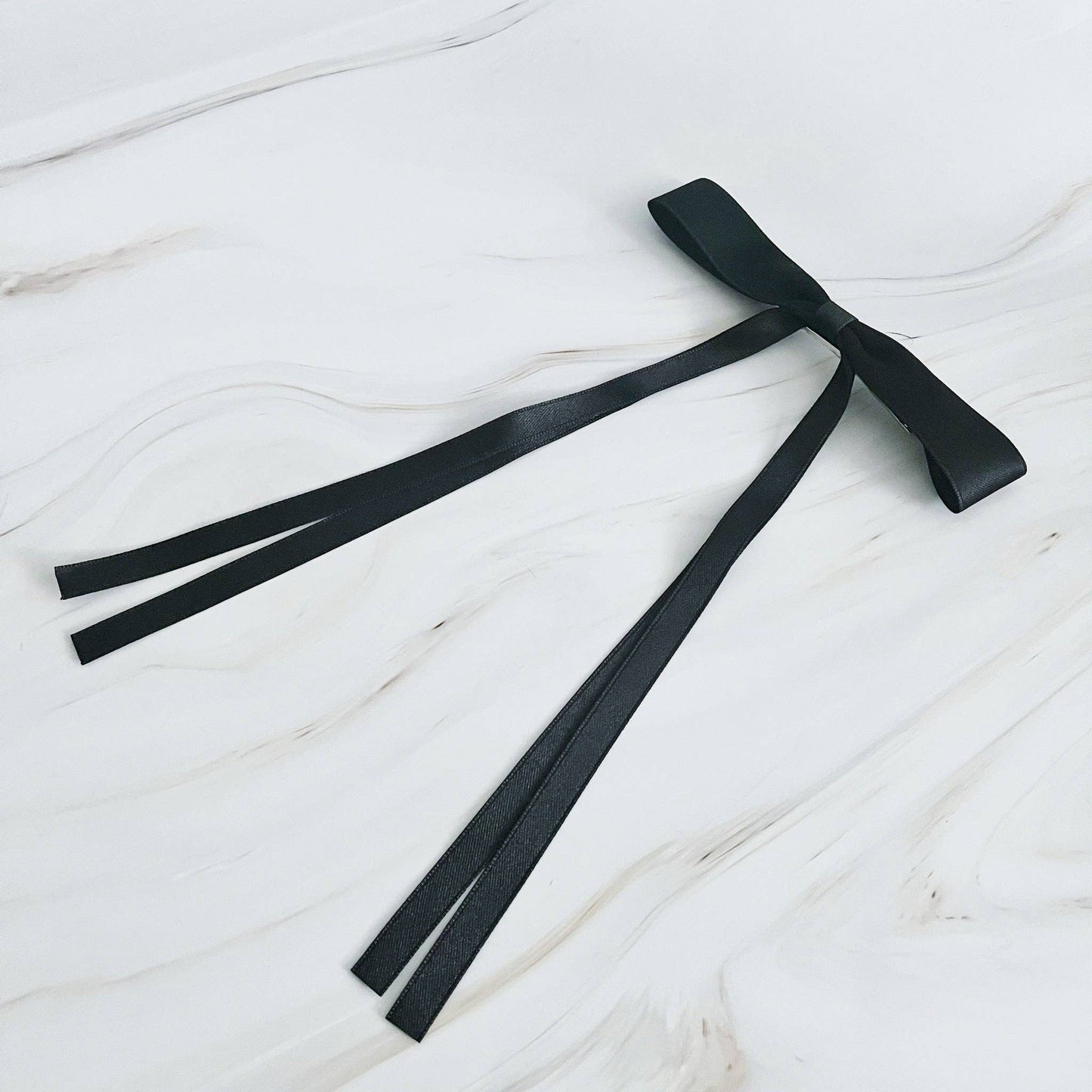 Slim Bow Hair Clip Set Of 4