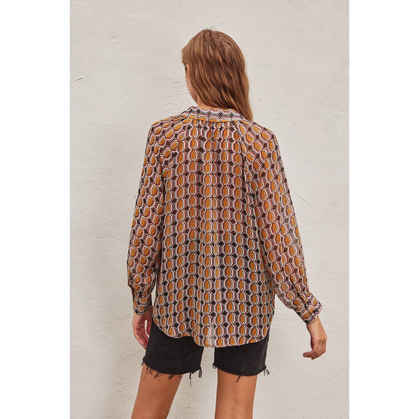 Geo Relaxed Blouse