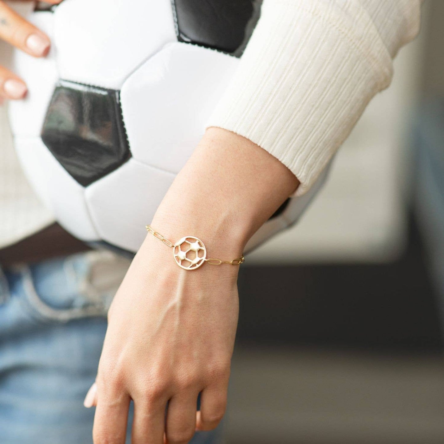 Soccer Pulley Bracelet