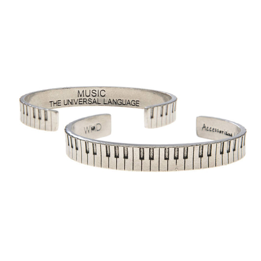 Piano Jewelry Adjustable Cuff Bracelet
