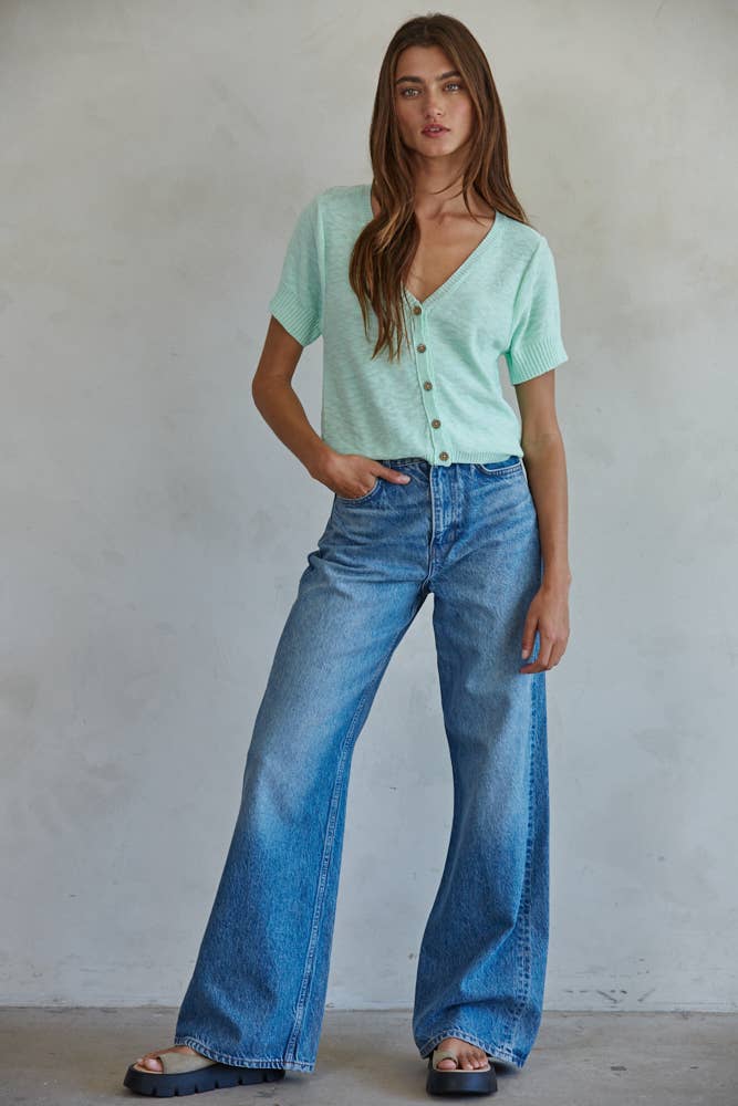 Bella Short Sleeve Cardigan