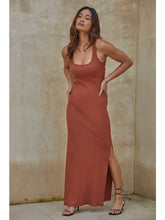 Load image into Gallery viewer, Rust Daisy Maxi Dress
