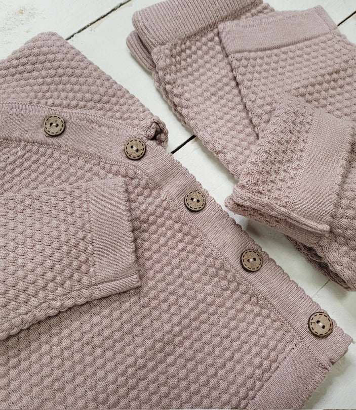 Cotton Knit 2-Piece Set