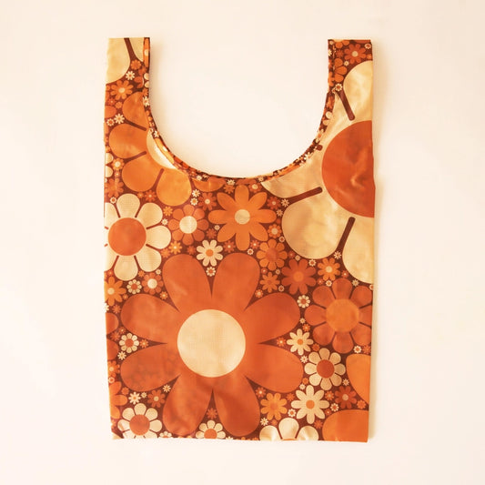 70's Floral Reusable Bag
