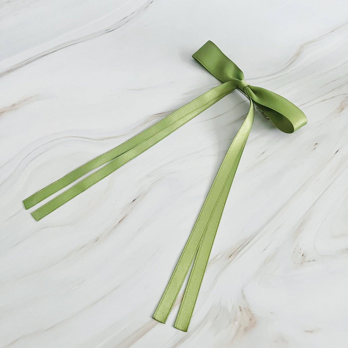 Slim Bow Hair Clip Set Of 4