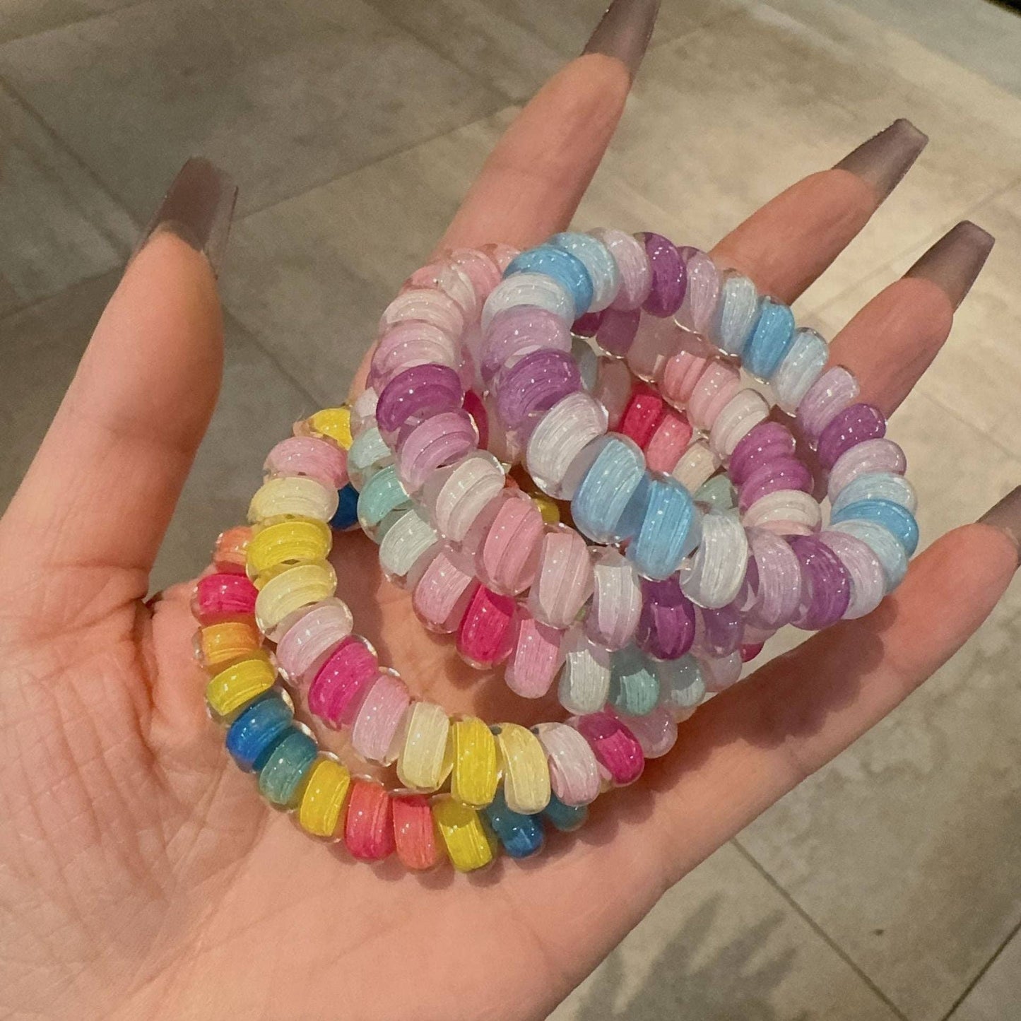 Bright Hair Ties (5)