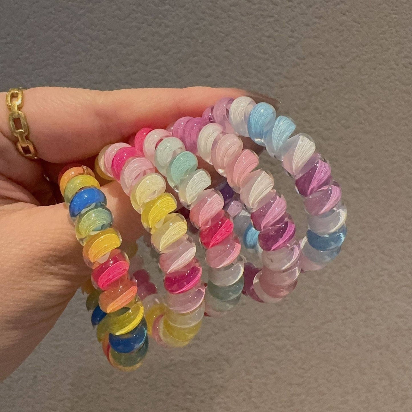 Bright Hair Ties (5)