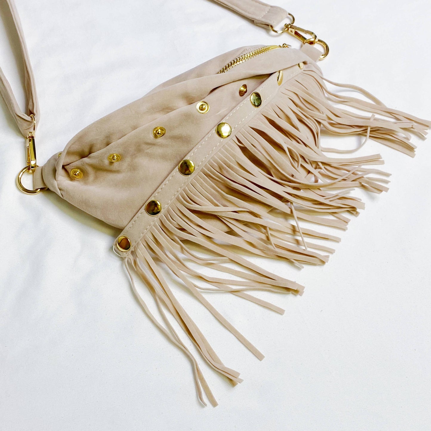 Detachable Fringed Sling Bag