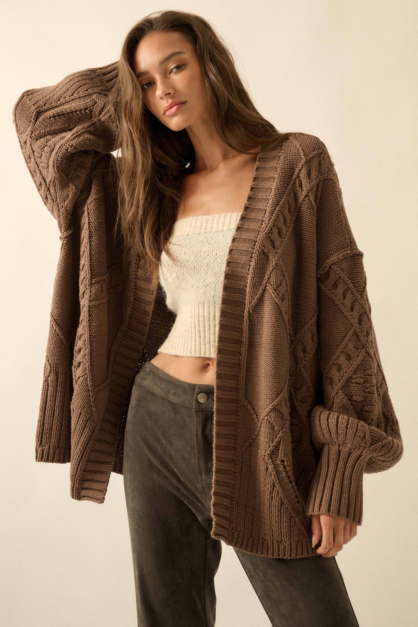 Mocha Cardigan