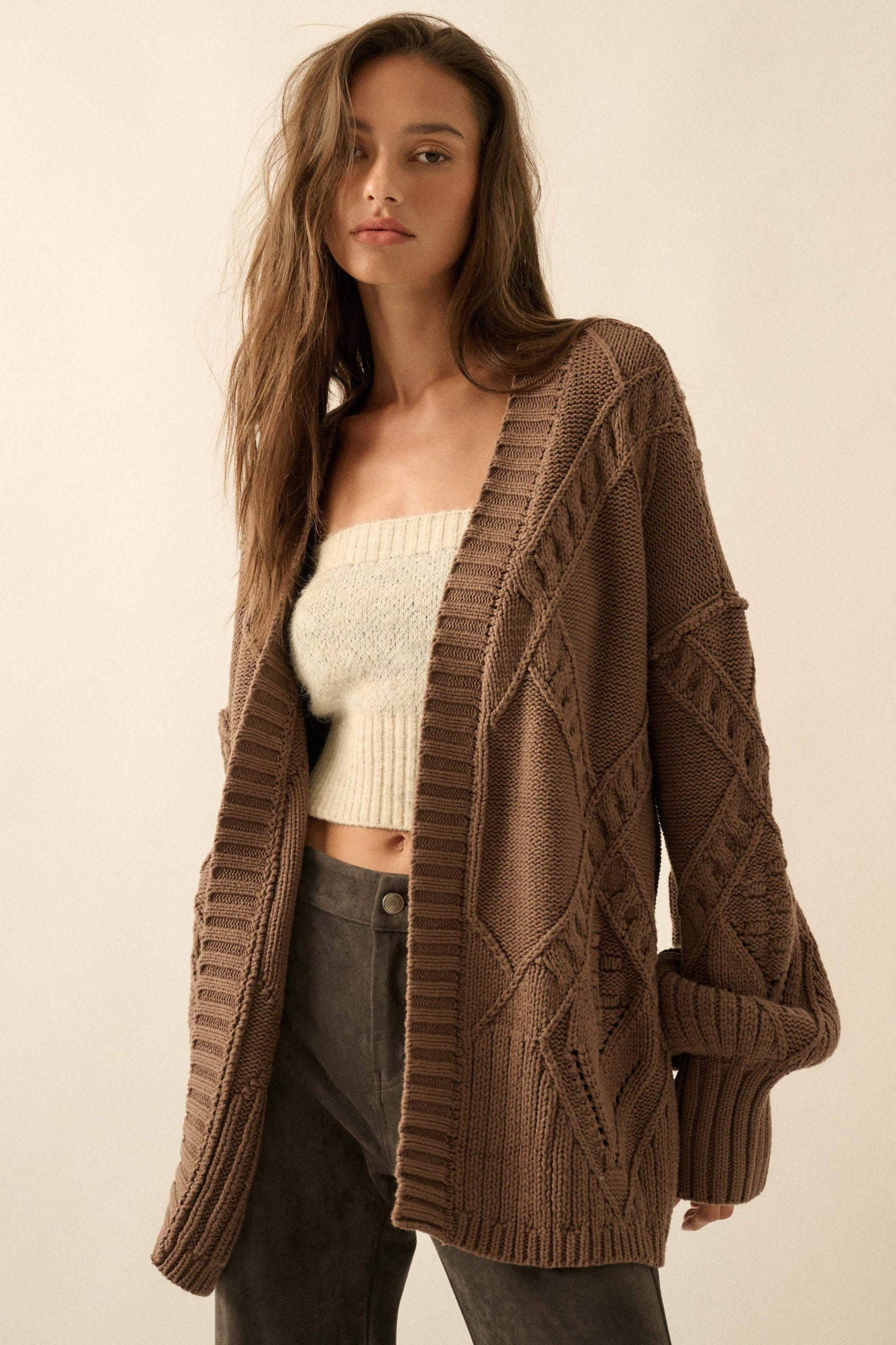 Mocha Cardigan