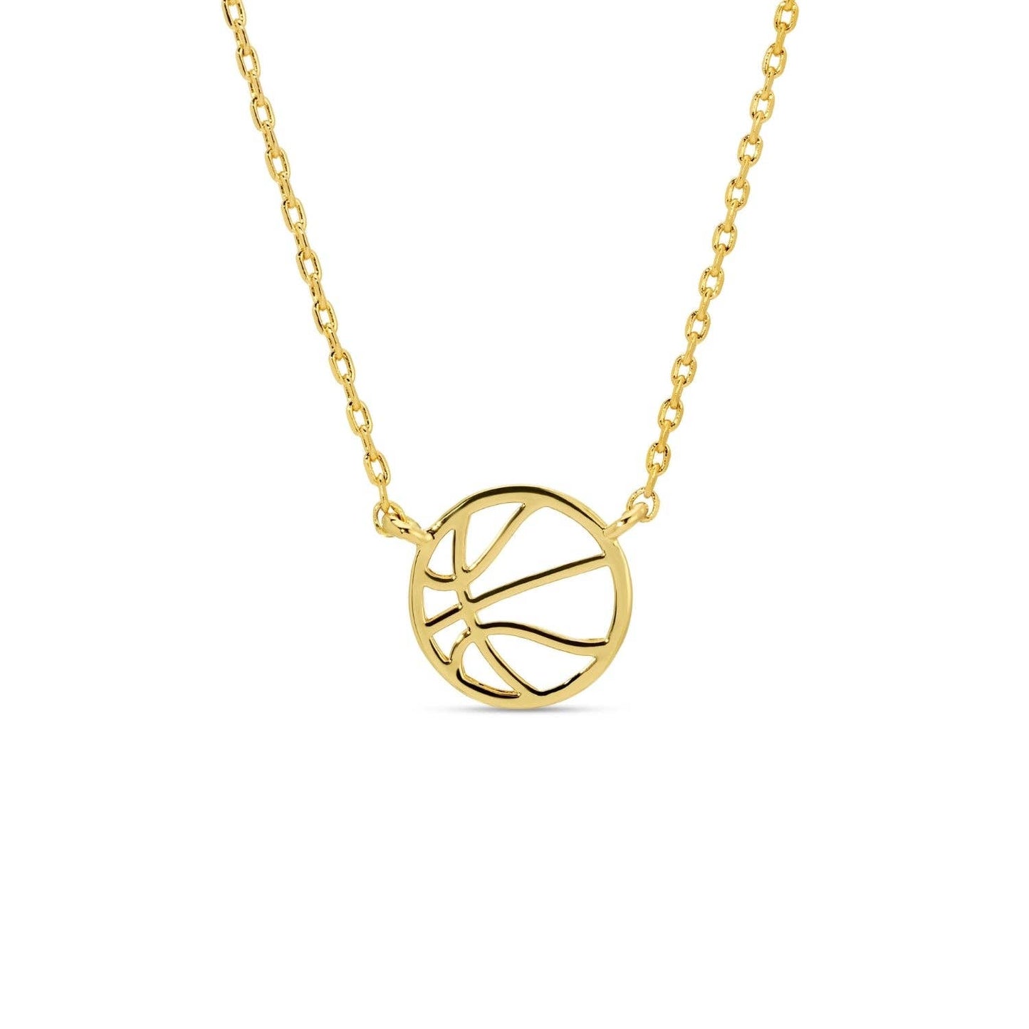 Basketball Petite Sports Necklace