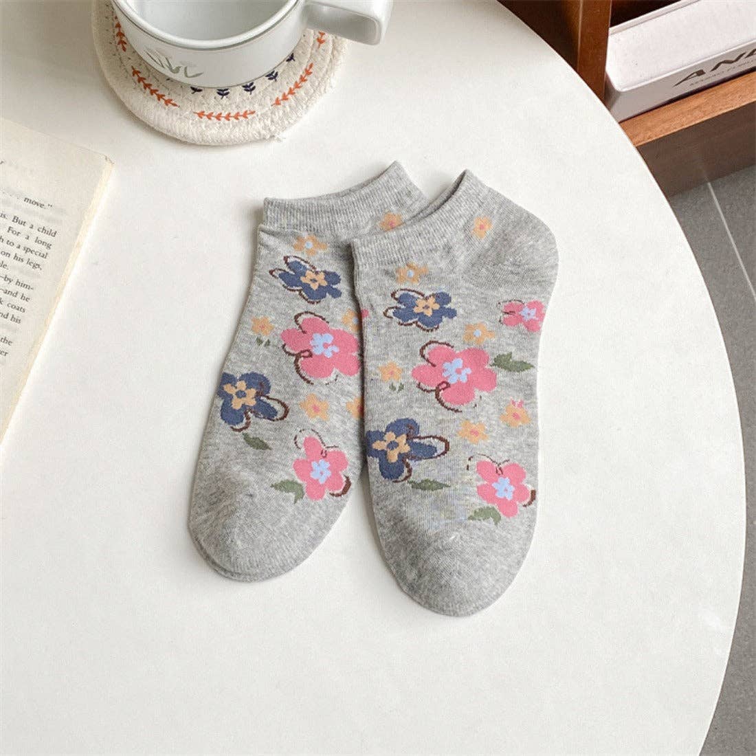 Floral Ankle Socks