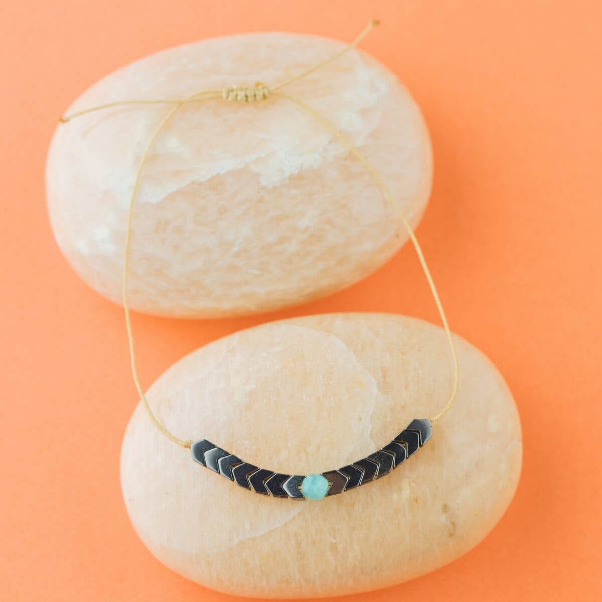 Amazonite Adjustable Bracelet - Wanderlust