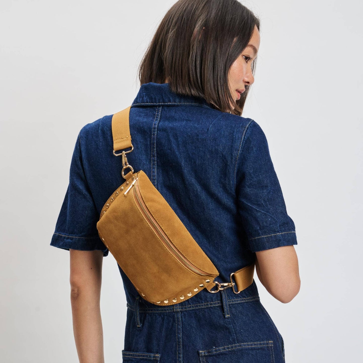 Gizelle-Suede Belt Bag