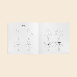 Modern Flowers: A How To Draw Book For Kids